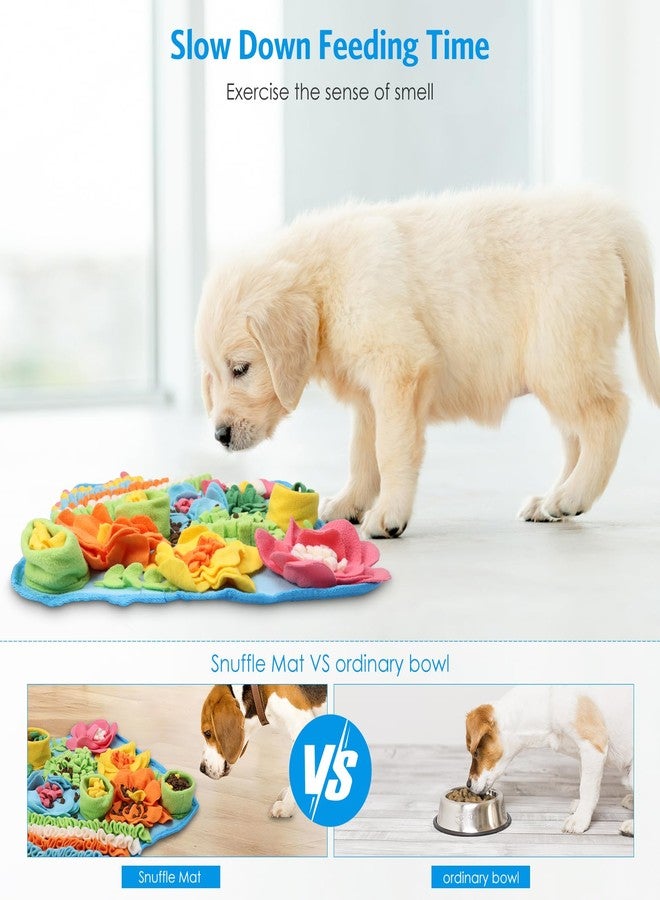 امير سجادة شم للكلاب من أمير، سجادة شم للكلاب، سجادة تغذية بطيئة، سجادة شم للكلاب تشجع مهارات البحث عن الطعام الطبيعية، تناول الطعام ببطء، تساعد على تخفيف التوتر والتدريب، ألعاب ألغاز للكلاب، 15 بوصة - Image 3